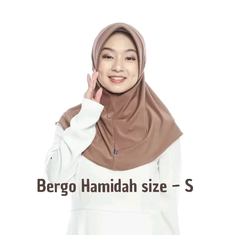 BERGO HAMIDAH ORIGINAL SIZE S / JILBAB SPORT / KERUDUNG OLAHRAGA