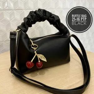 Ruffle Bag Tas Gemes Lucu Tali Panjang Terlaris