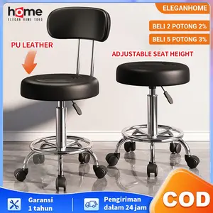 EH Kursi Bar Kursi Belajar Kursi Cafe Kursi Kantor Kursi Putar Kursi Toko Kursi Counter Kursi Salon Dengan Roda Busa Furniture Chairs Sandaran Sintetis