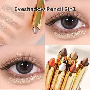 Eyeshadow Pen Eyeshadow Stick Glitter Pigmented Eyeshadow Anti Ribet Eyeshadow Pencil Stik Eyeshadow Perona Mata Highliter Waterproof