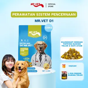 Mr.Vet D1 - BIG DEAL BUY D1 1.4KG GET 1 PACK CAMILAN FREEZE-DRIED Makanan Anjing untuk Menjaga dan Merawat Sistem Pencernaan【GM】