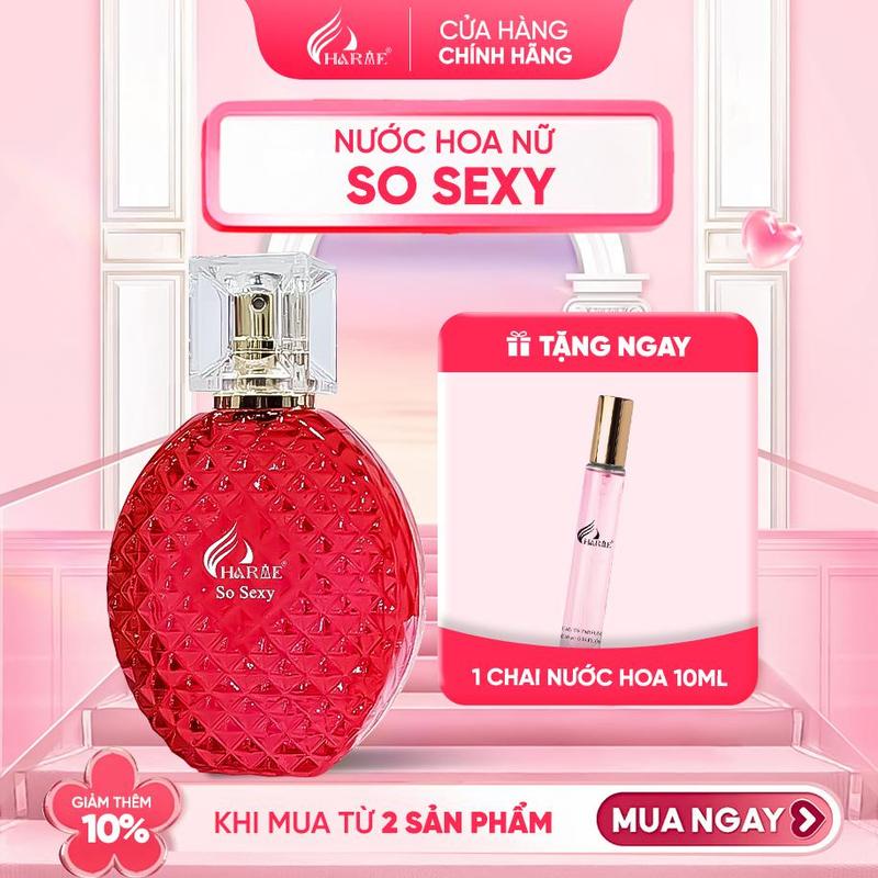 [MUA 1 ĐƯỢC 2] Nước hoa nữ Charme SO SEXY 50ml EDP nhẹ nhàng tươi mát ngọt dịu dễ chịu