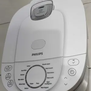 Philips Rice Cooker 1.8 L - 3000 Digial Series HD4716/30 - Putih - Anti lengket - FreshDefense Technology - Nasi No Basah No Basi - 400, penanak nasi, rice cooker digital, rice cooker digital philips, digital rice cooker