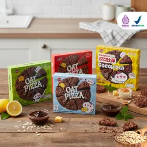 ALL VARIAN Oat Pizza 50gr Halal & BPOM Snack Oat Sereal Gandum GurihA Praktis untuk Camilan