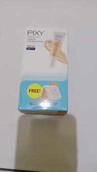 Product Review of Pixy Perfect Fit Liquid Foundation SPF35 PA++ Gratis Pixy UV Whitening Two Way Cake Refill Wajah from S**i R**a 0