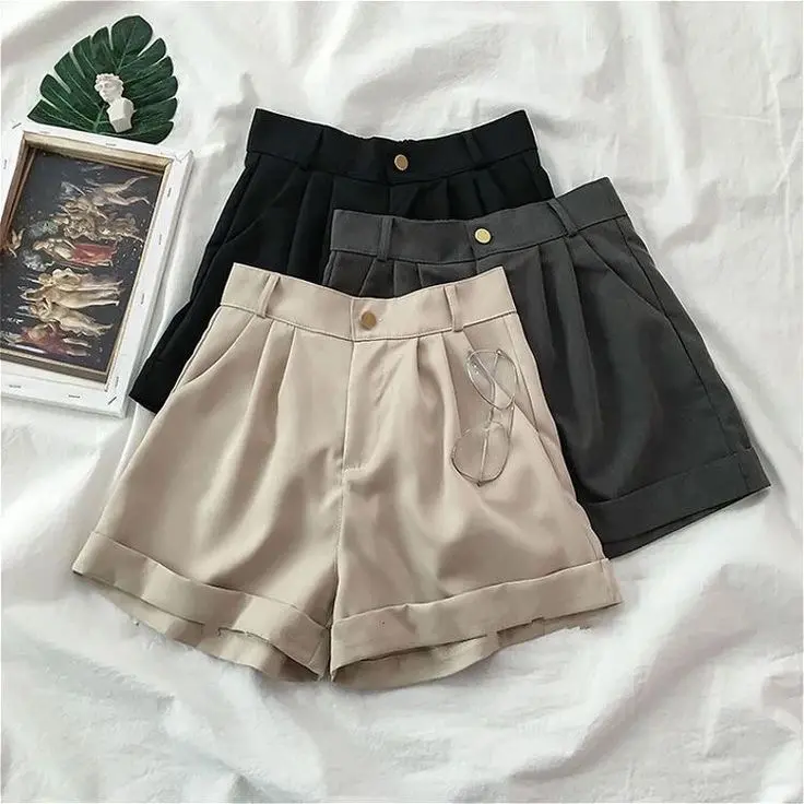#88 Hotpans Celana Pendek Wanita Korean Styell Shorts Bahan Jatuh 3