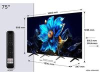 Gambar QLED TCL 75 Inch Google TV TCL 75P7K 4K UHD Dolby Atmos TCL 75P7K dari Bonjour Electronic Official Kota Depok 2 Tokopedia