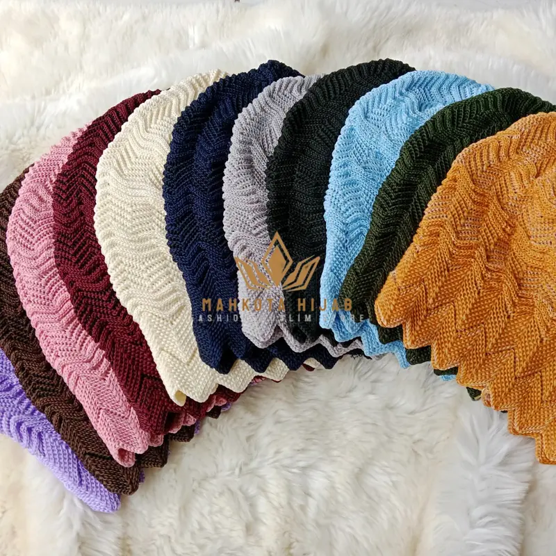 10 pcs ciput rajut antem nini ciput kupluk daleman kerudung Jilbab 1