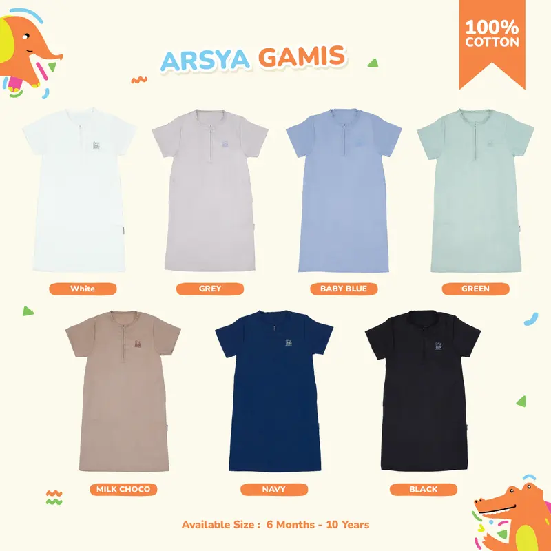 Little Me - Jubah Anak Laki Laki  Usia 6 bulan - 10 tahun Arsya Gamis 0