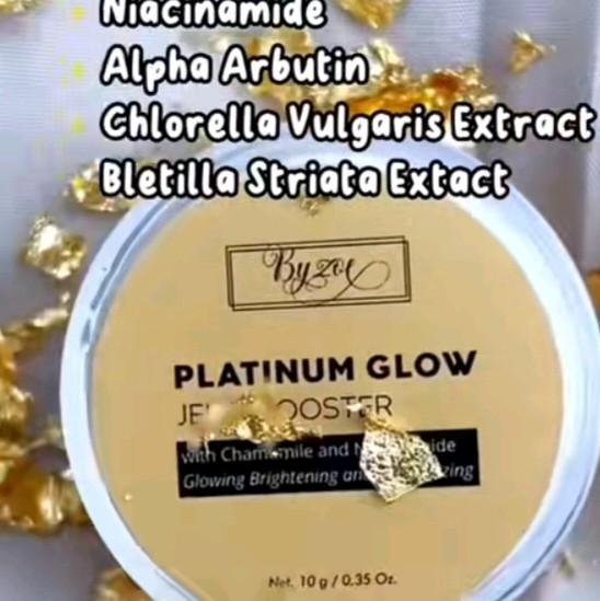 CREAM BYZOE GLOW JELLY BOOSTER PLATINUM KUNING ORIGINAL 3