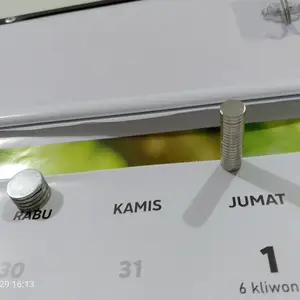 20pcs Magnet Bulat Kuat N35 Neodymium Magnet Magnet Besi Magnet Bundar 3*2, 6*2, 8*2, 12*2mm