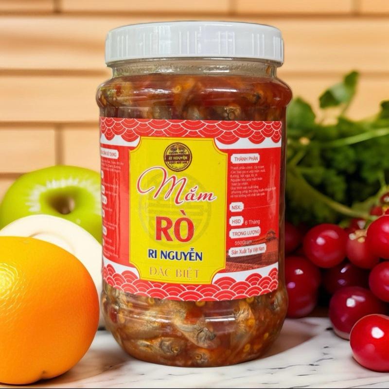 1 hủ Mắm Cá Rò Chính Hiệu Ri Nguyễn - 500Gr đồ hộp ăn liền