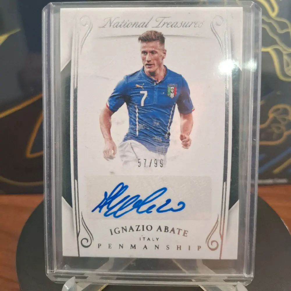 Ignazio Abate Penmanship Auto /99 - National Treasures 2018 - Italy
