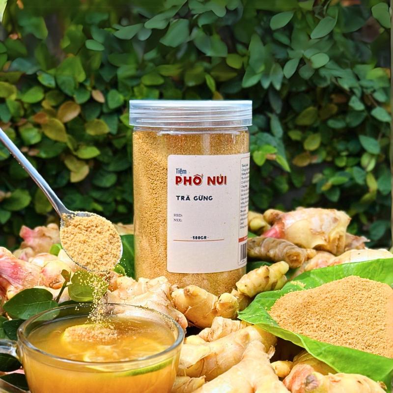  Trà Gừng Hoà Tan 500gram  Voucher Mua 2 Giảm 10K  - Tiệm Phố Núi 