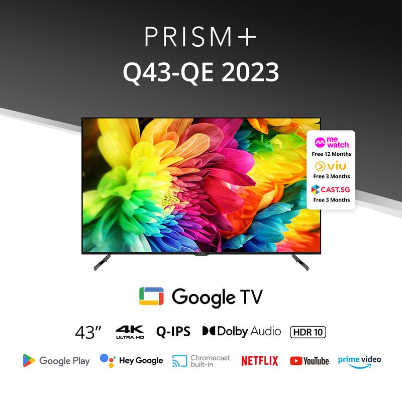 PRISM+ Q43 Quantum Edition [2023 Model] | 4K Google TV | 43 inch ...