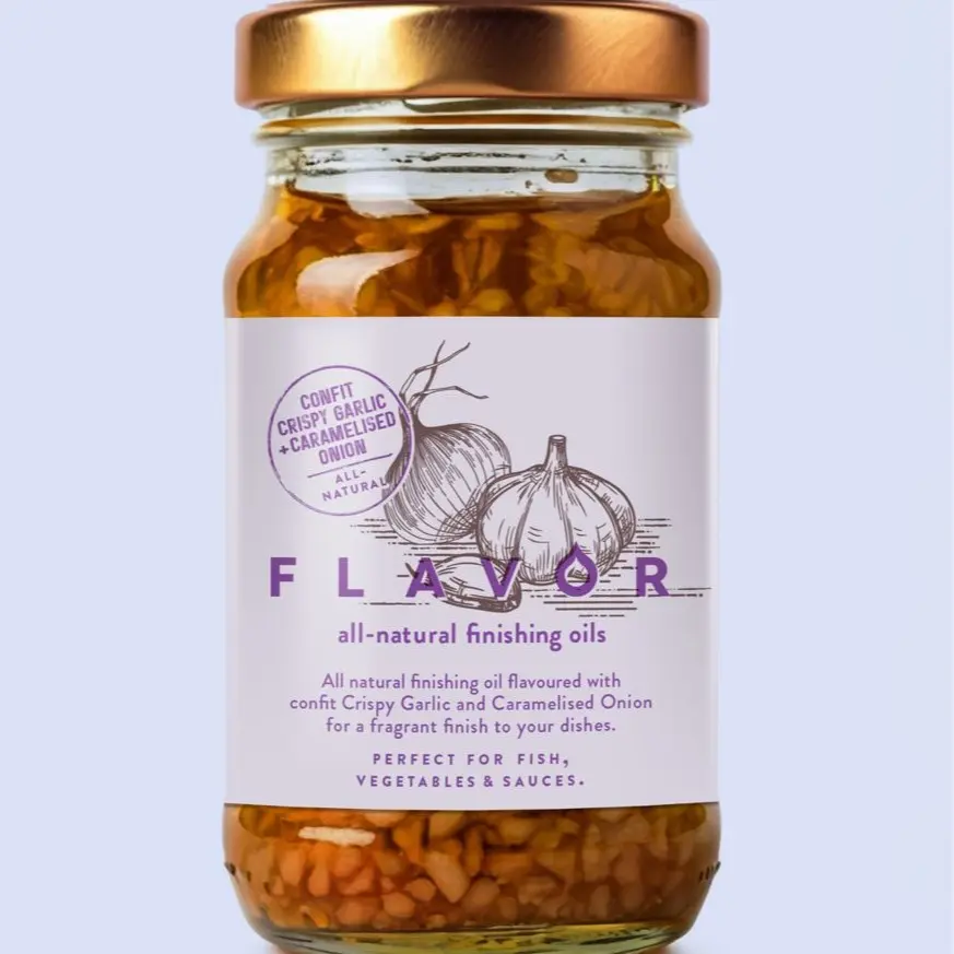 Confit Crispy Garlic & Onion Oil cooking essentials all natural oil seasoning garnish convenience ready to eat