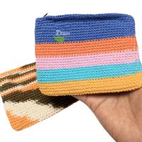 Gambar Dompet Rajut Persegi Panjang L | Dompet Koin | Dompet Handmade dari Daun The Gift Shop Kab. Badung 4 Tokopedia