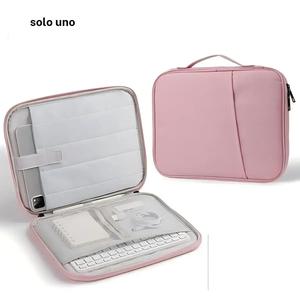 Funda de cuero impermeable para tablet, bolsa interna protectora acolchada para viaje para iPad y tablet Samsung, accesorios para tablet y computadora