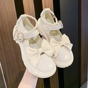 Sepatu lolita wanita mary jane mutiara japanese new sepatu pita docmart perempuan casual