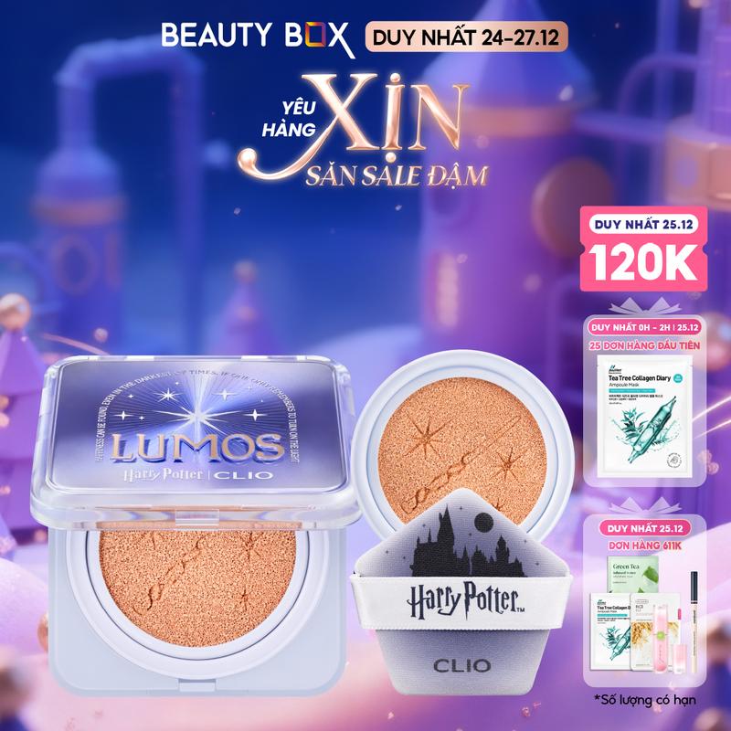  Phấn Nước Clio Mỏng Nhẹ Che Khuyết Điểm Hoàn Hảo Kill Cover Founwear Cushion The Original Spf50+ Pa+++ 15g  kèm lõi  
