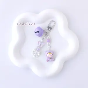 Gantungan Tas Lonceng Clay Warna Bag Charm Simple