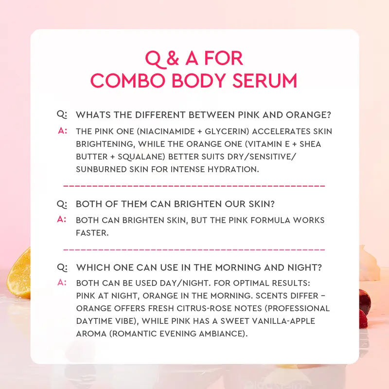 [New] Glad2Glow Creamy Berry Overnight Bright Body Serum 300ml Tropical Velvet Moist & Smooth Body Serum G2G body lotion combo NIACINAMIDE brightening white long-lasting 8
