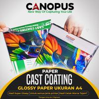 Gambar CANOPUS Kertas Foto Glossy Photo Paper A4 240 Gsm Backprint dari Wahana Data Surabaya Kota Surabaya 5 Tokopedia