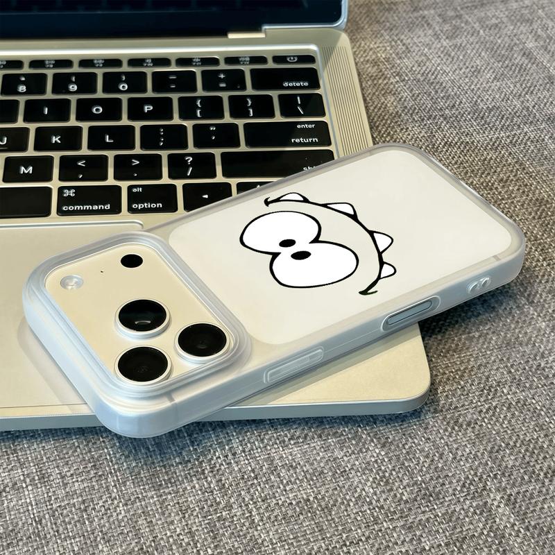 Biểu cảm cười to mắt thích hợp cho ốp điện thoại iPhone 17/16/15, ốp bảo vệ iPhone 14/13/12/11 promax, hoạt hình dễ thương xsmax chống sốc, iPhone 17 promax mới.