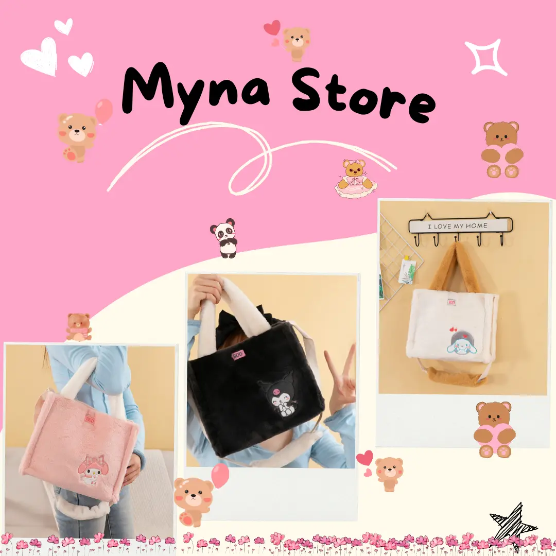Tas Bahu Selempang Sanrio Premium Cinnamoroll Kuromi Melody 2 Tone Bordir - TBS009