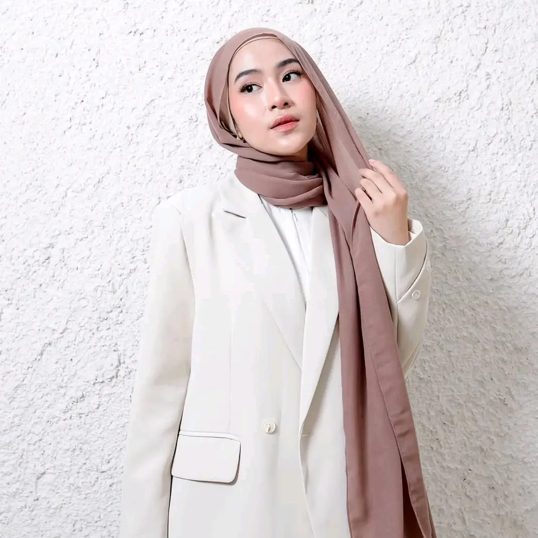 pashmina Arabian voile | pashmina Dubai voal | hijab pashmina voal | Dubai shawl voile Syari Kerudung Muslim Wanita
