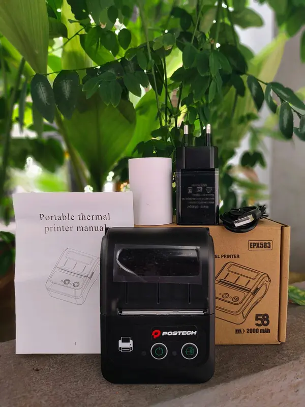 PRINTER BLUETOOTH MINI STRUK KASIR PPOB ANDROID & iOS  THERMAL 58MM X583 PORTABLE BATERAI SUPPORT CETAK STRUK BELANJA DAN BENSIN 5