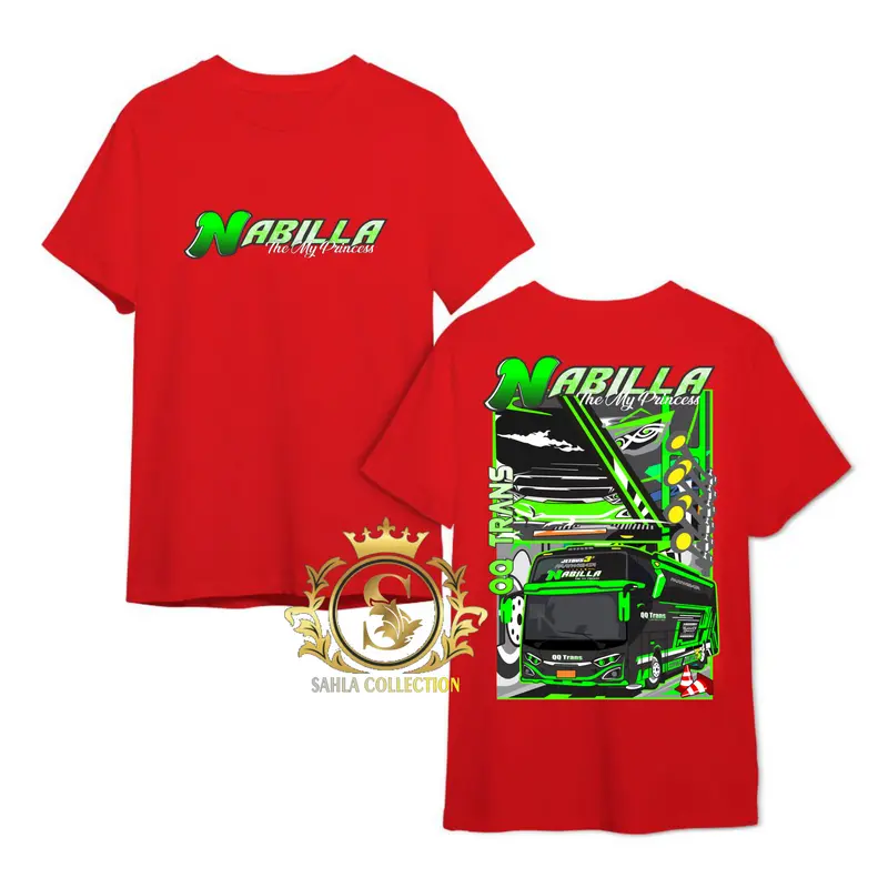 Kaos Anak Bus NABILLA Usia 1-12 Tahun Cotton Combed Katun Distro - Fashion Anak 3