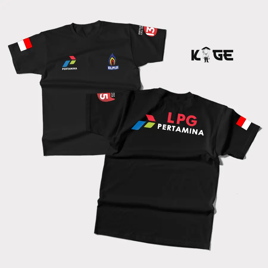 Baju Kaos PERTAMINA LPG ELPIJI Gas 3kg - Baju My Pertamina Pertamax Enduro KAOS KAGE