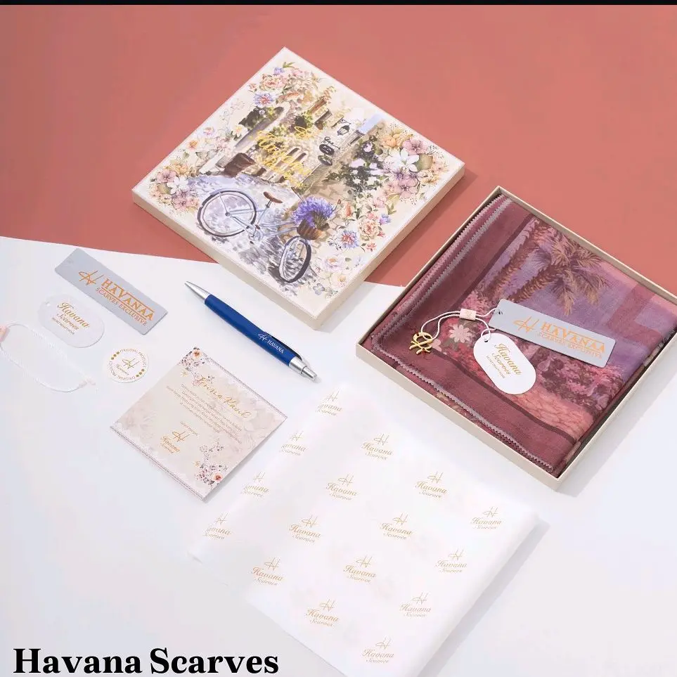 Paket premium hijab havanascarves ori (2box random)