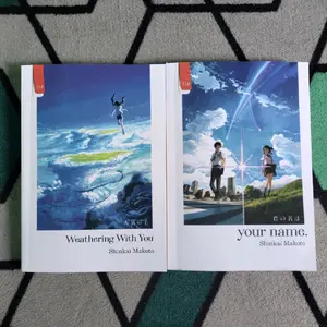 paket 2 buku best seller : WEATHERING WITH YOU & YOUR NAME : SHINKAI MAKOTO