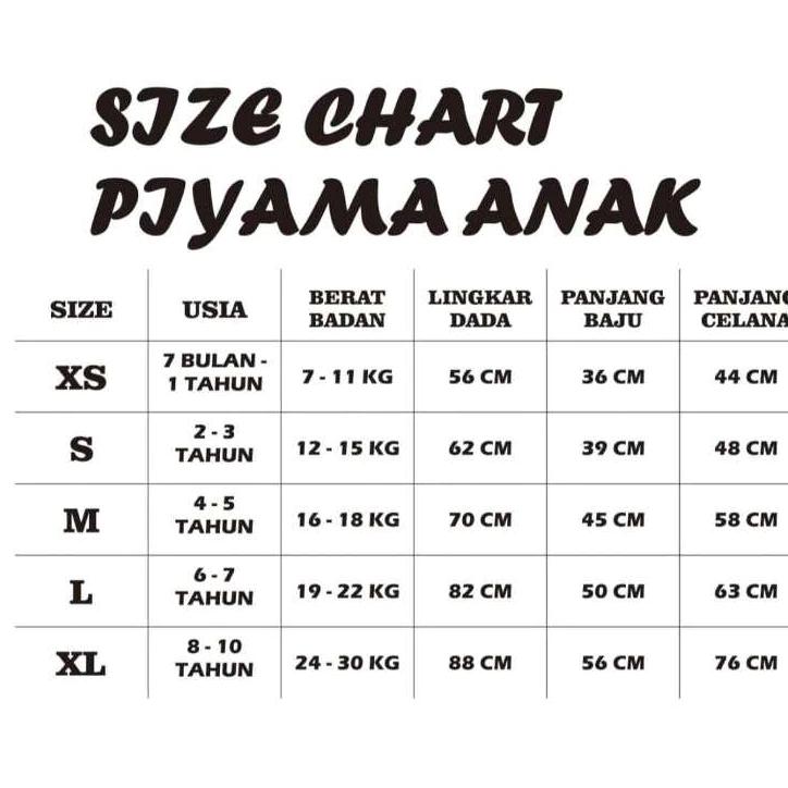 Baju Tidur Anak - Pilihan Terbaik untuk Gaya Fashion Anak-anak usia 1 - 10 Tahun Katun Lengan Laki-Laki Bayi Perempuan Piyama