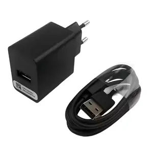 Charger Adaptor + Kabel Data A5U5 10 Watt Micro USB Type B Hitam Putih Isi Daya Cepat dan Efisien untuk Perangkat Anda Adapter