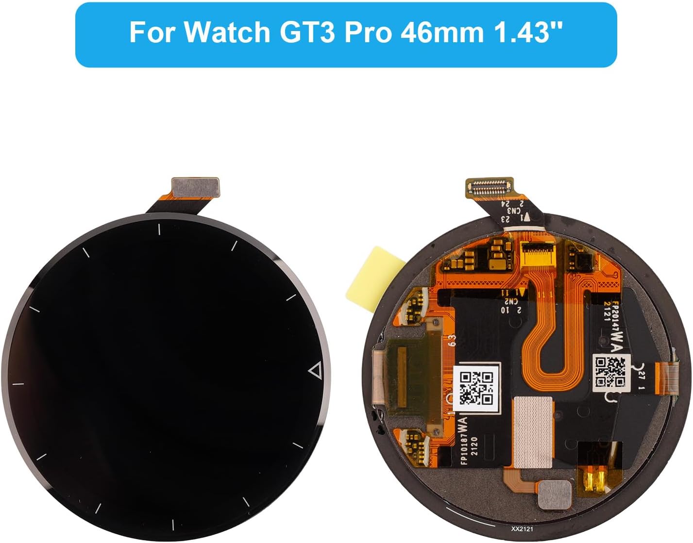 Huawei Watch GT 3 Pro 46mm LCD Touch Screen Spare Part, Single-Row Cable Version