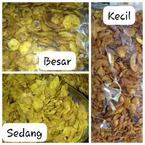 Rempesan/Patahan Kripik Pisang Manis Aroma Nangka 500gram
