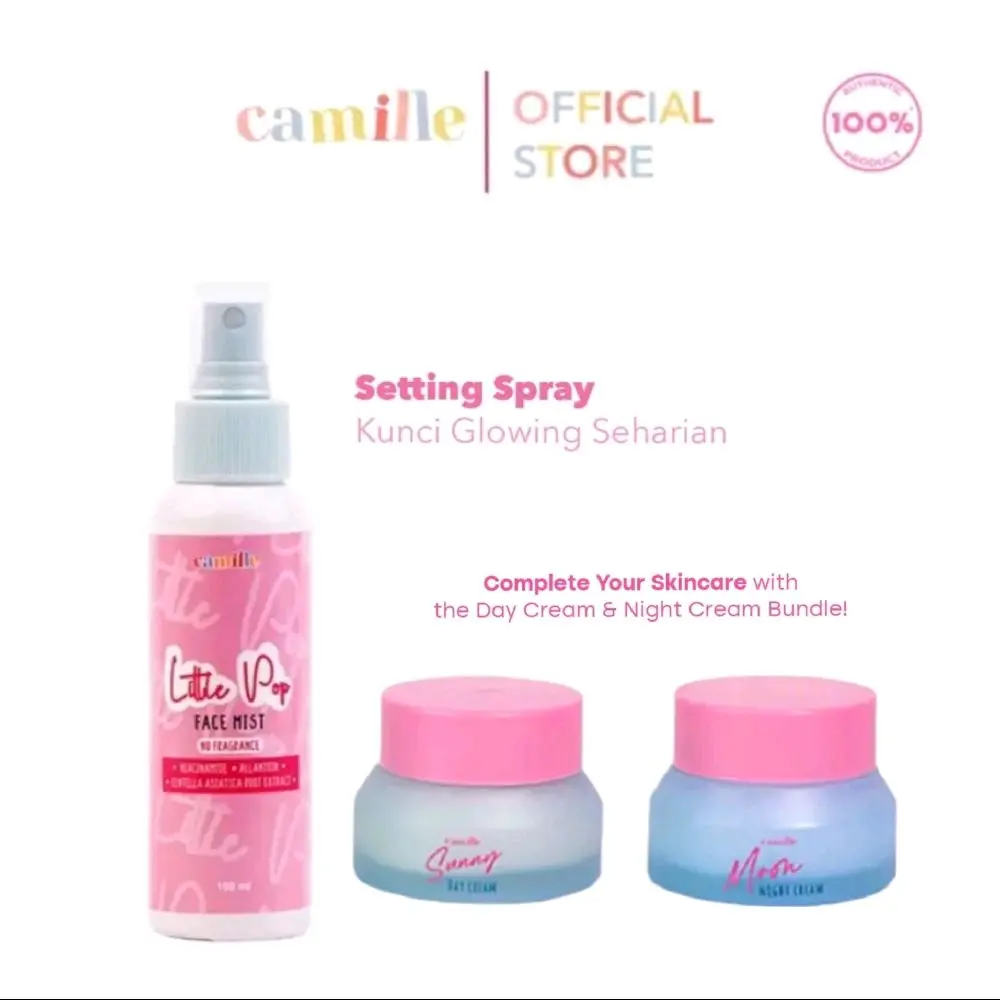 Bundling Daily Cream + Face Mist Camille Beauty [ Baca Deskripsi ]