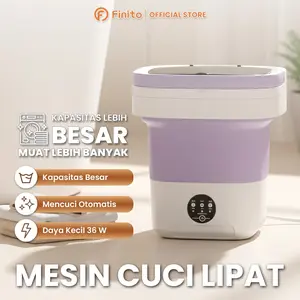 Finito Mesin Cuci 12L Dan Pengering Pakaian Digital/ Mesin Cuci Lipat