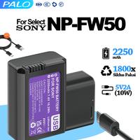 Gambar Palo Baterai NP-FW50 2250mAh + Charger Type-C Cepat Kompatibel dengan Alpha A6500 A6300 A6400 ZV-E10 A6000 A5000 Kapasitas 2250mAh Tegangan 7.4V Ideal untuk Kamera Sony - 1 Baterai dari Palo Baterai Kota Administrasi Jakarta Utara 1 Tokopedia