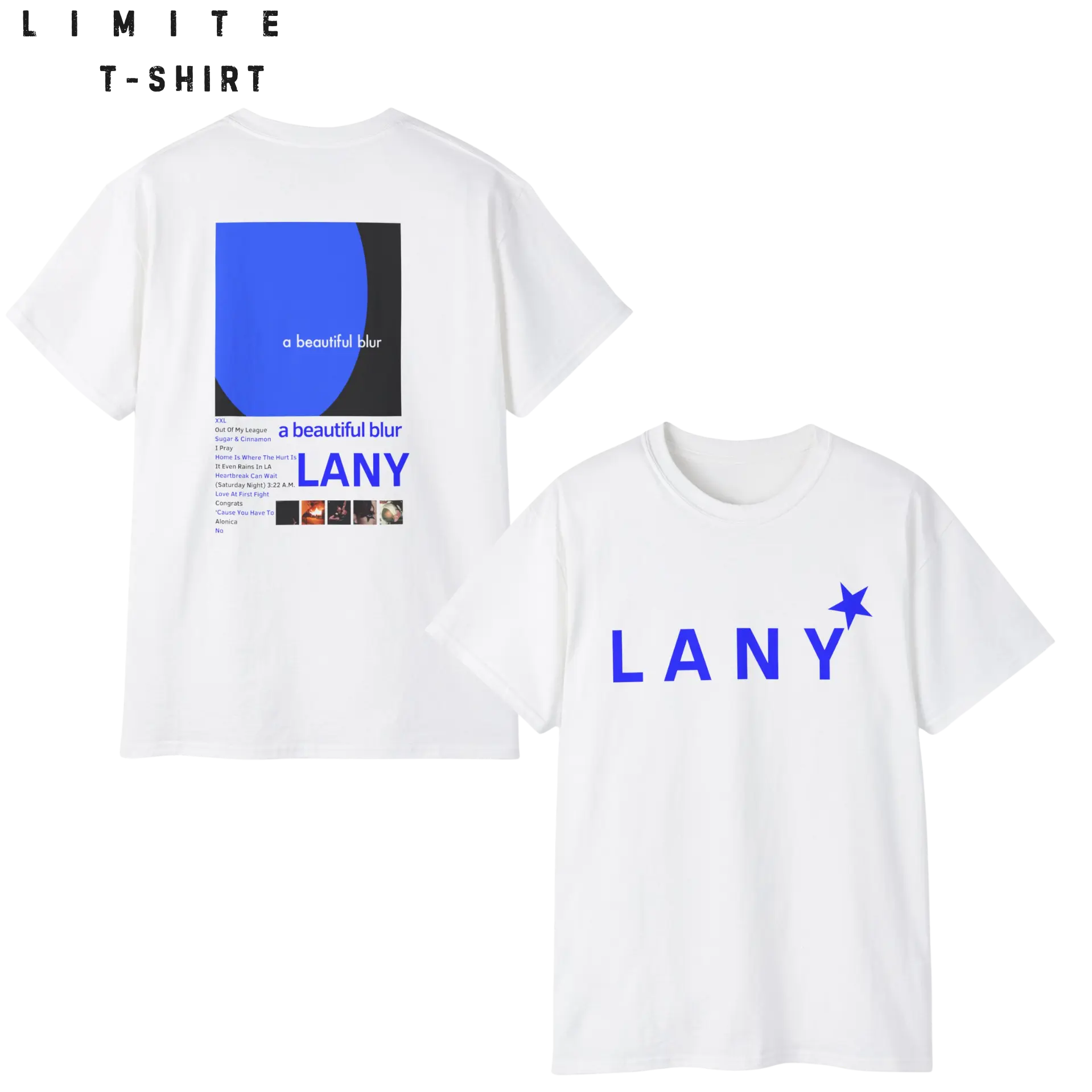 Kaos LANY konser a beautiful blur Limited Tshirt Cotton Combed24s Unisex Adem Nyaman Stylish Unik  Sablon Digital Katun