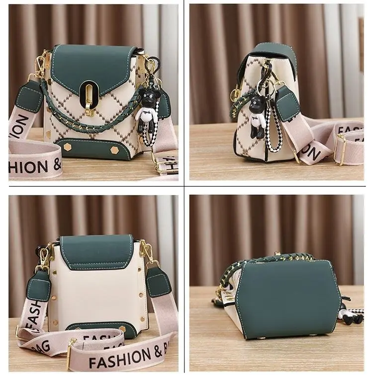 Tas Desain Fashion Untuk Wanita Tas Bahu Santai Serbaguna Kulit PU Kapasitas Besar 1