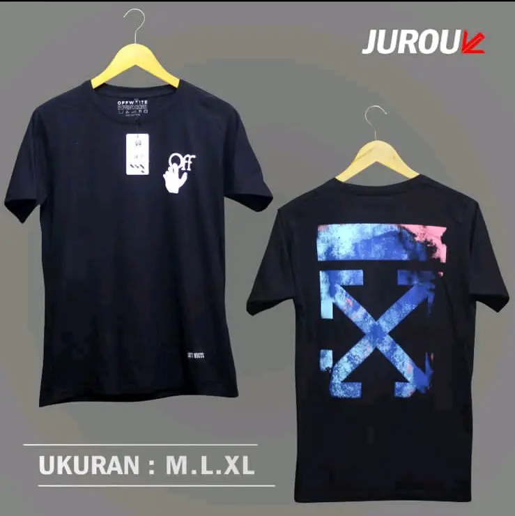 kaos Pria Premium Black Cotton Katun