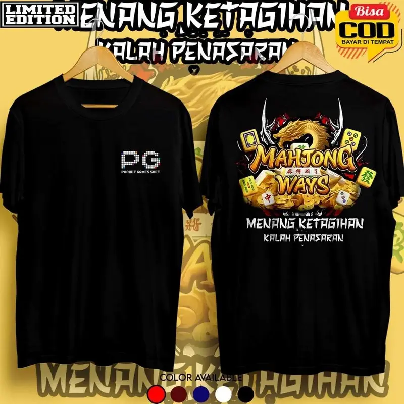 kaos mahjong pg soft terbaru   kaos slot menang ketagihan kalah penasaran  baju kaos distro 0