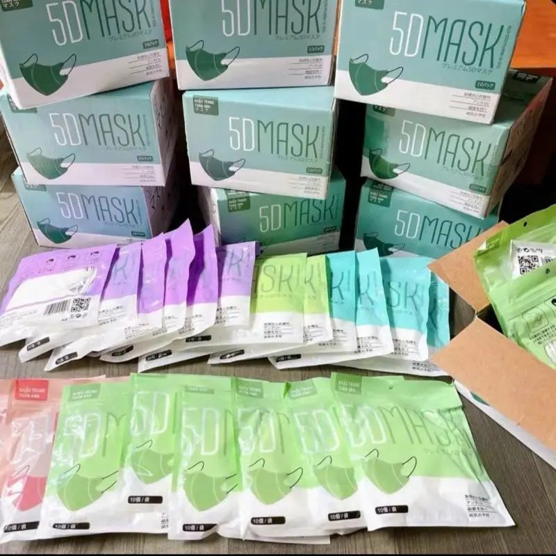 [Mua 100 Tặng 40] Chiếc Khẩu Trang 5D MASK (Màu Trắng) Kháng Khuẩn,Ôm Sát Mặt, Không Bị Bí Hơi 3