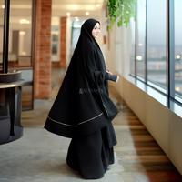 Gambar Alsyahra Exclusive Khimar Syari Handsplit List Gold Cadar Jetblack Size XXL Muslim Kerudung Jilbab Wanita Instan dari Alsyahra Exclusive Kab. Sukabumi 4 Tokopedia
