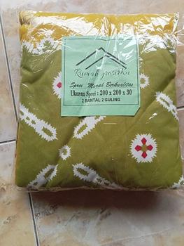 Product Review of SPREI DOBEL KARET ANTI GESER UKURAN KOMPLIT SPREI MOTIF JUMPUTAN SOLO//SPREI JUMPUTAN BEST SELLER/SPREI BATIK JADUL from n**o 0