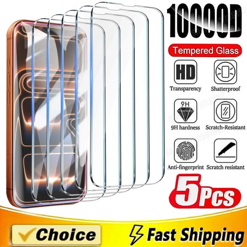 1–5 tấm miếng dán màn hình kính cường lực 8K HD cho Iphone 16E/15 Plus/Pro Max,…